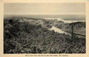 Postcard; Birdseye View of Big Buck Lake near Arden, Ontario Canada Unposted