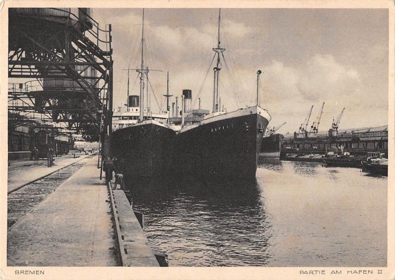 B98919 bremen partie am hafen   germany   ship bateaux