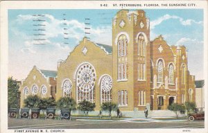 First Avenue M E Church St Petersburg Florida 1931 Curteich