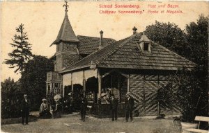 CPA AK Chateau SONNENBERG - Schloss SONNENBERG - Poste et Magasin (389247)