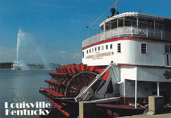 Sternwheeler Belle Of Louisville On Ohio River