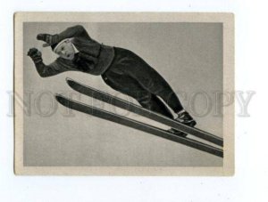 166964 VII Olympic WERNER LESSER ski jumper CIGARETTE card