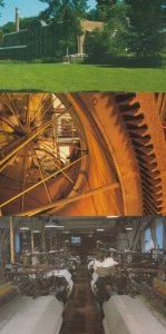 Quarry Bank Mill Styal Cheshire The Iron Water Wheel Weaving Shed 3x Postcard s