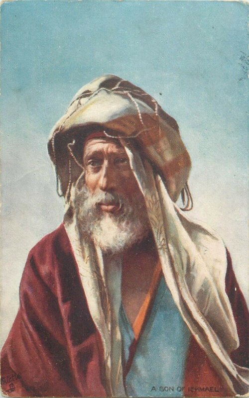 A son of Ishmael Egypt ethnic type postcard