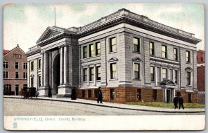 Springfield Ohio c1906 Tucks Postcard County Building