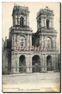 Old Postcard Auch La Cathedrale