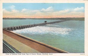 Dam and Power House Keokuk, Iowa  