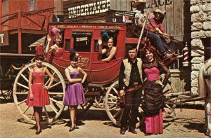 Front Street, Stage Coach, Cowboy Museums  Ogallala, Nebraska Postcard