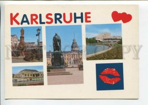 442007 Germany Karlsruhe advertising Old postcard