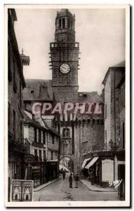 Vire - The Gate Clock - Old Postcard