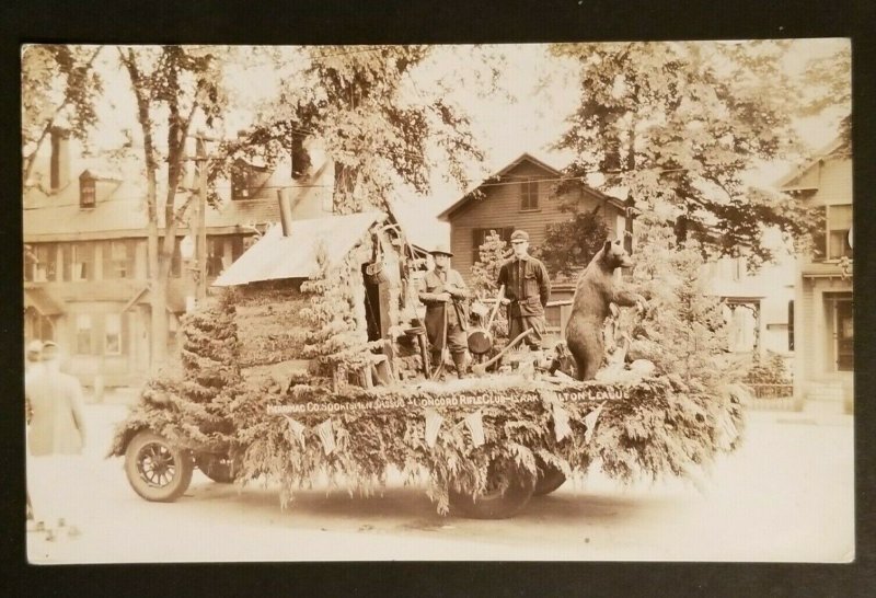 Mint Massachusetts Merrimac Sportsman Concord Rifle Club Real Picture Postcard