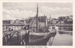 Massachusetts Rockport The Old Wharf At Rockport  Albertype