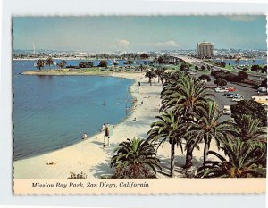 Postcard Mission Bay Park, San Diego, California