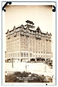 c1930s Alex Johnson Hotel Rapid City South Dakota SD RPPC Photo Vintage Postcard