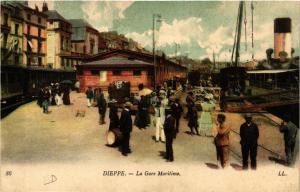 CPA DIEPPE-La Gare Maritime (347293)