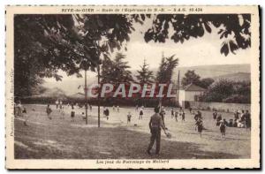Old Postcard Football Stadium Rive de Gier of & # 39esperance ND Games patron...