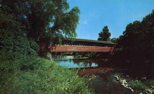 Burt Henry Covered Bridge - North Bennington VT, Vermont