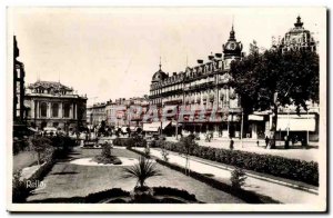 Montpellier Old Postcard Place de la Comedie
