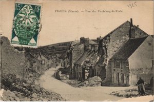 CPA FISMES - Rue du Faubourg - de - VESLE (131810)