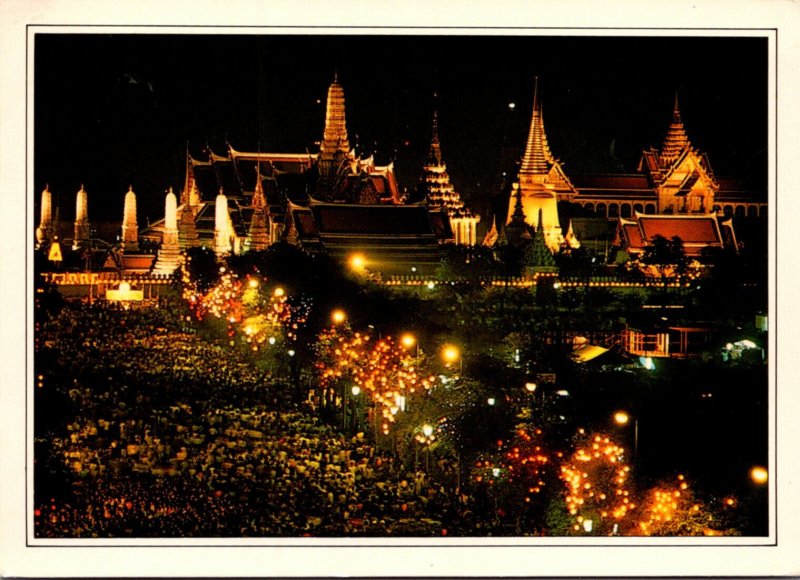 Thailand Bangkok The Royal Plaza At Night