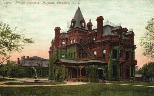 Vintage Postcard 1910's Brooks Memorial Hospital Medical Bldg. Dunkirk New York