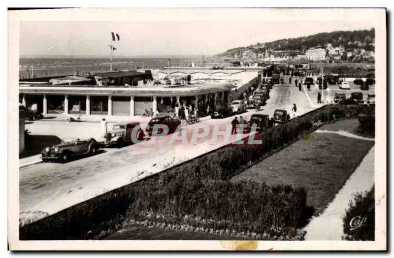 Modern Postcard Deauville Beach Fleurie General view towards the Beach