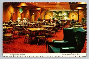 Hospitality Room Anheuser Bush Merrimack New Hampshire Vintage Unposted Postcard