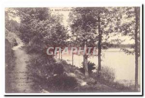 Old Postcard The small wood and & # 39etang the Nine Bridges (between Saint B...