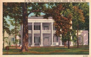Vintage Postcard The Hermitage President Andrew Jackson Home Nashville Tennessee
