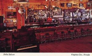 NV - Virginia City, Delta Saloon Interior