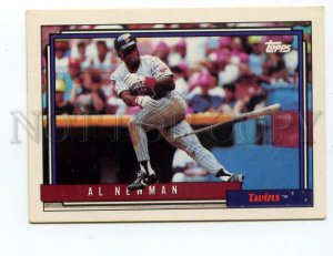 088902 Baseball Topps CARD 1992 Al Newman Twins #146