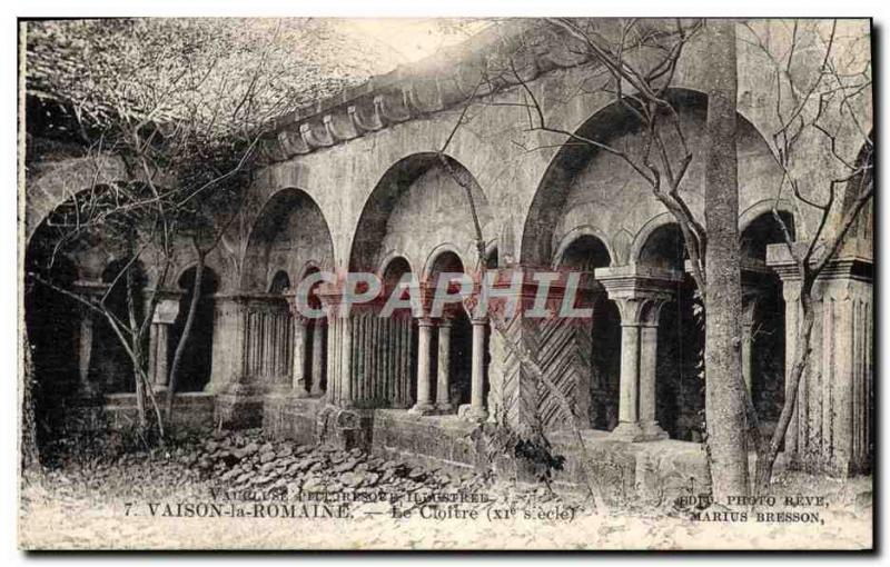 Old Postcard Vaison La Romaine Le Cloitre