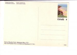 Park, Royal Point, Prince Edward Island, Canada Post Prepaid Matching Stamp