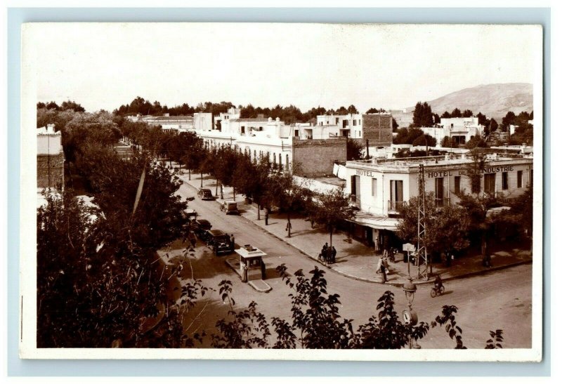 RPPC Morocco City Views Fes Downtown Cars Real Photo Lot of 4 Postcard P94 