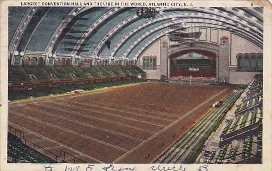 New Jersey Atlantic City Largest Convention Hall And Theatre In The World 1932