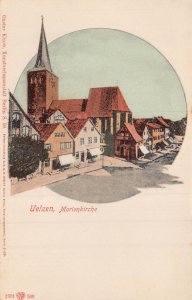 UELZEN in NIEDERSACHSEN GERMANY~MARIENKIRCHE~1900s KISOW PHOTO POSTCRD