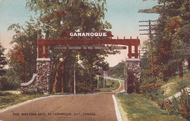 The Western Gate Gananoque Ontario Canada Canadian 1000 Islands Gateway pm 1914