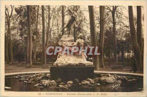 Postcard Old Perpignan Monumental Fountain J B Belloc