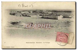 Old Postcard Algeria Oran South Kreider village