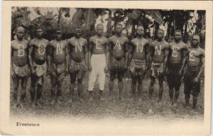 PC SIERRA LEONE, FREETOWN, BONNE ANNEÉ, Vintage Postcard (b44264)