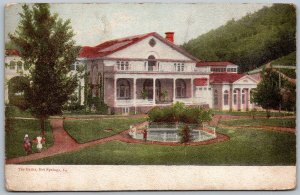 Hot Springs Virginia 1909 Postcard Hotel The Baths