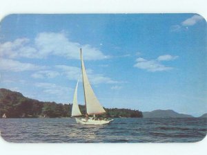 Pre-1980 BOAT SCENE Adirondacks - Lake George New York NY AF3947