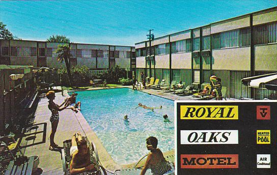 Royal Oaks Motel Pool Sherman California