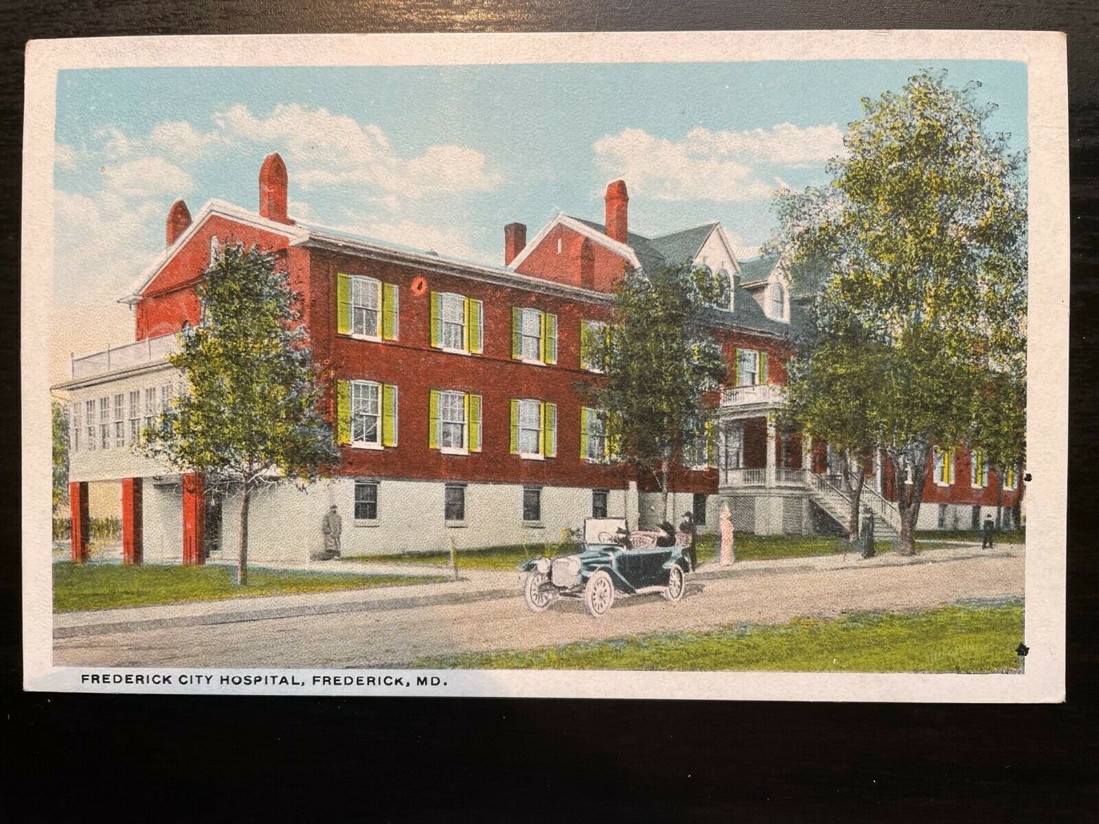 Vintage Postcard 1914 Frederick City Hospital Frederick Maryland