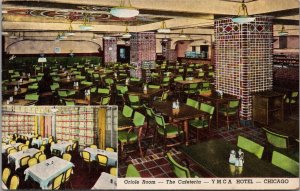 Oriole Room The Cafeteria YMCA Hotel Chicago IL Postcard PC478