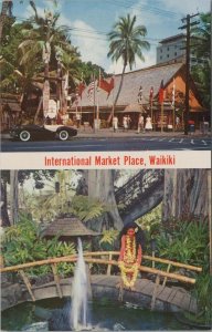 Postcard International Market Place Waikiki Hawaii