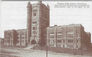 1910 Hughes High School, Cincinnati, Ohio Postcard