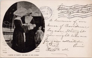 Detroit MI Sister of Charity 'Souvenir of Providence Bazaar' Postcard H46