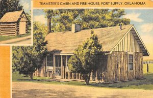 Teamster'S Cabin Fire House Fort Supply OK 