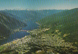 Canada Nelson and Kootenay Lake Aerial View